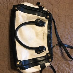 Michael Kors original black and white purse